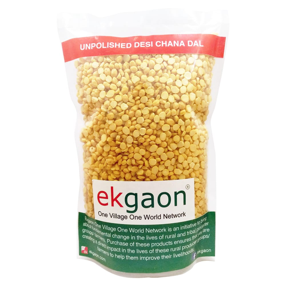 Unpolished Desi Chana Dal (Split Bengal gram) (1Kg)