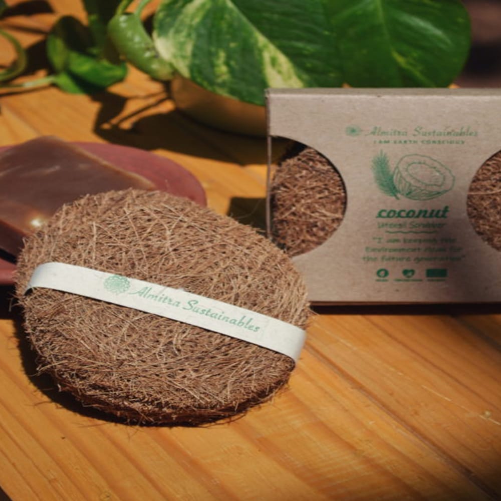 Coconut Fiber Dish Scrub (Pack of 3)