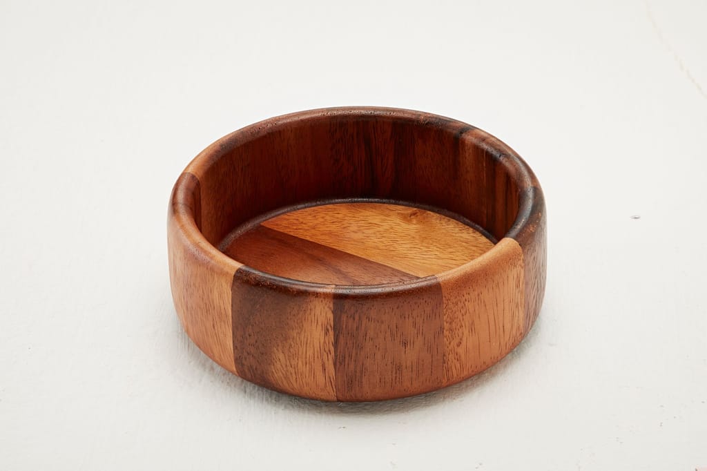 Acacia Wood Serving Bowl