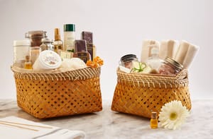 Wooven Bamboo Basket