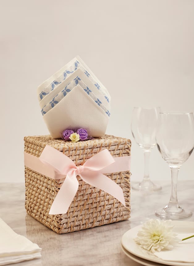 Rattan Tissue Box