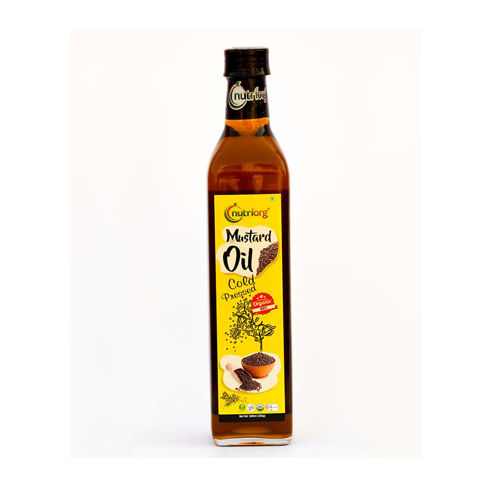 Mustard Oil 500ml Glass Bottle