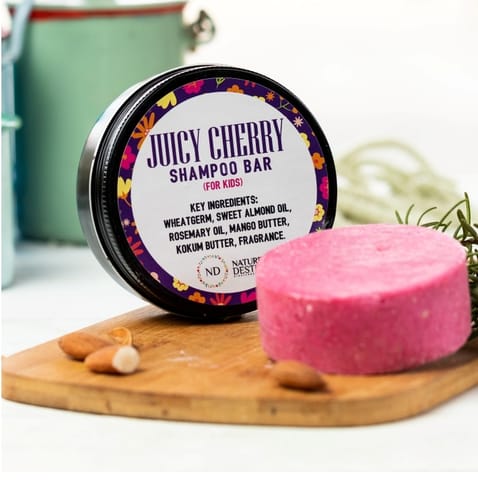 Juicy cherry shampoo bar  -100gm