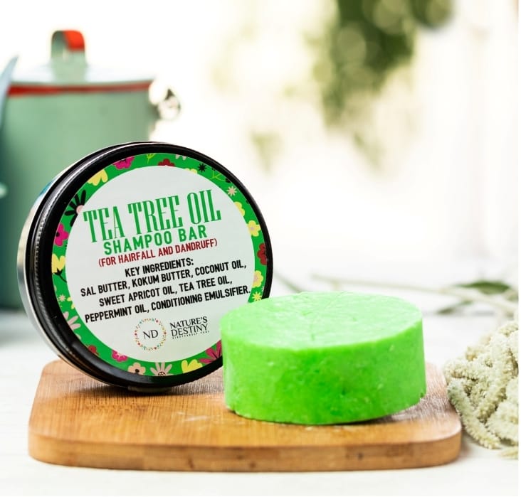 Teatree oil shampoo bar  -100gm