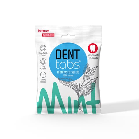 Toothpaste Tablets with Fluoride - Mint Flavor