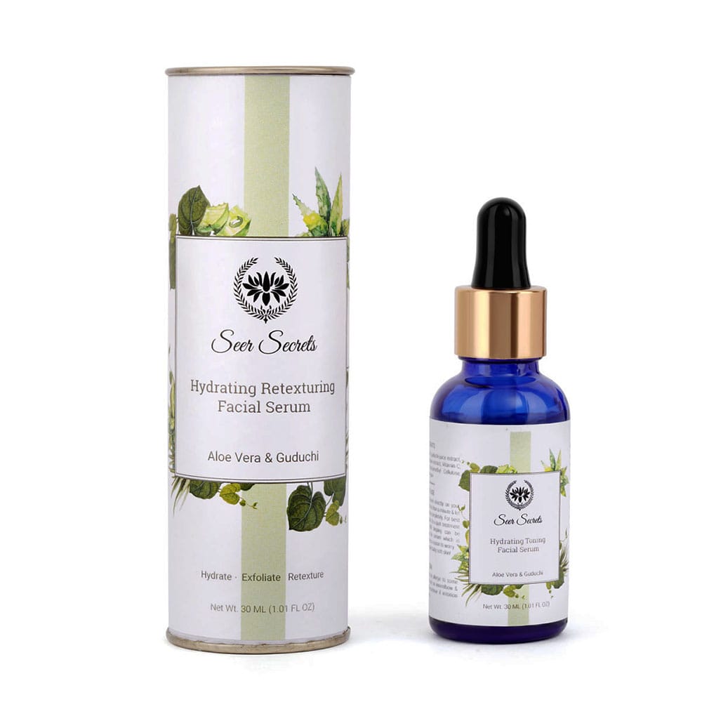 Aloe Vera & Guduchi Hydrating & Retexturing Facial Serum - 30 ml