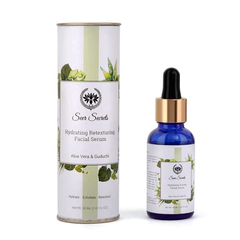 Aloe Vera & Guduchi Hydrating & Retexturing Facial Serum - 30 ml