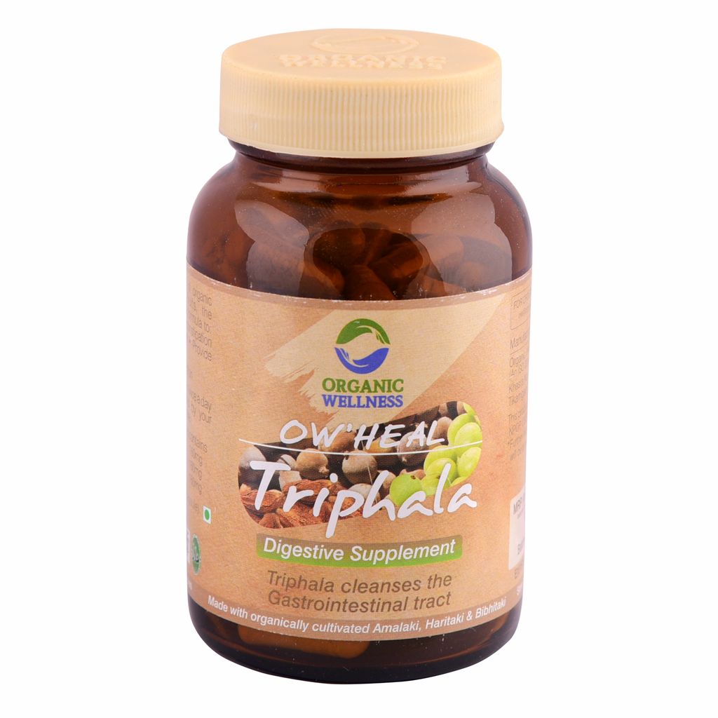 Triphala 90 Capsules Bottle