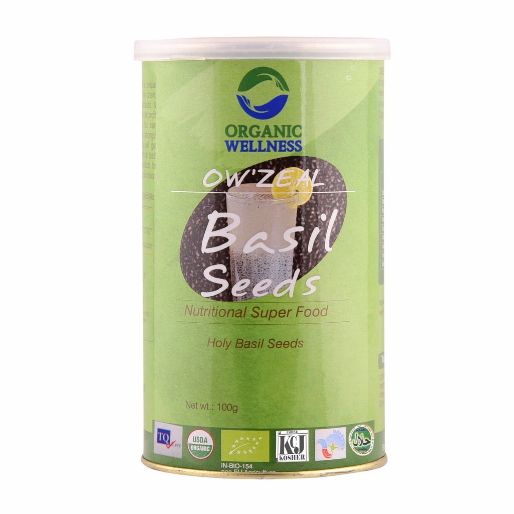 Basil Seeds Sabja 100 gms Tin