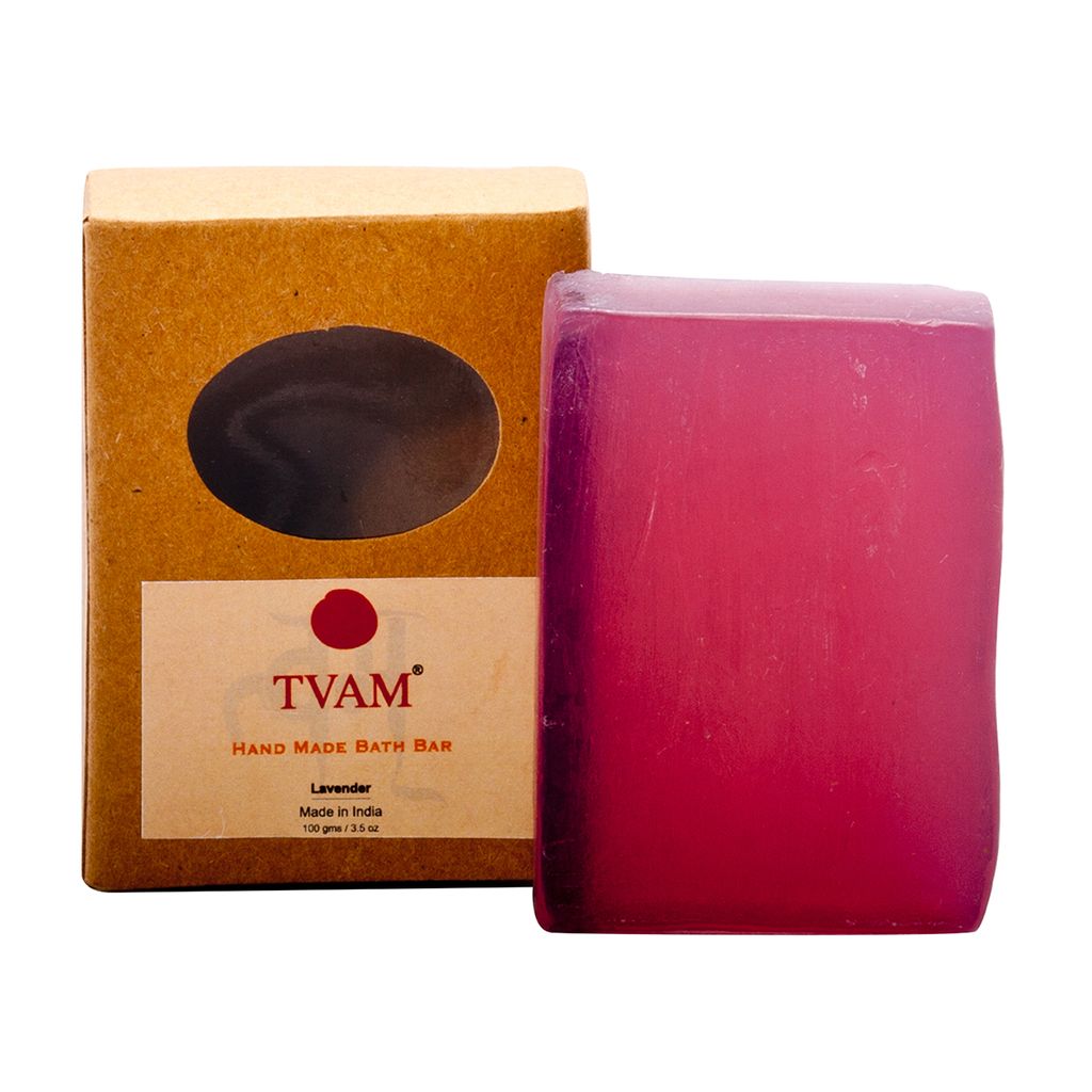 Lavender Hand Made Soap Bar - 100 gms