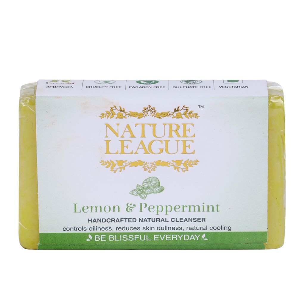 Lemon & Peppermint Handcrafted Soap 100 gms