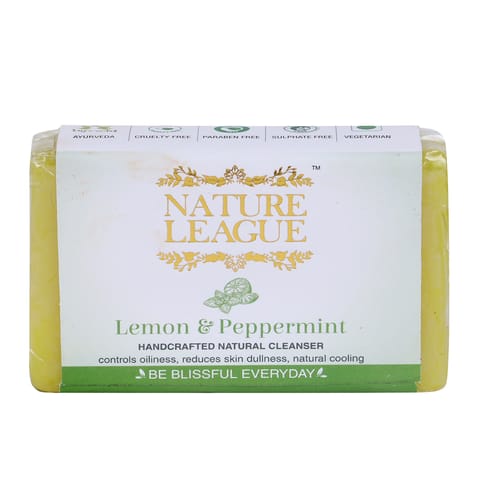 Lemon & Peppermint Handcrafted Soap 100 gms