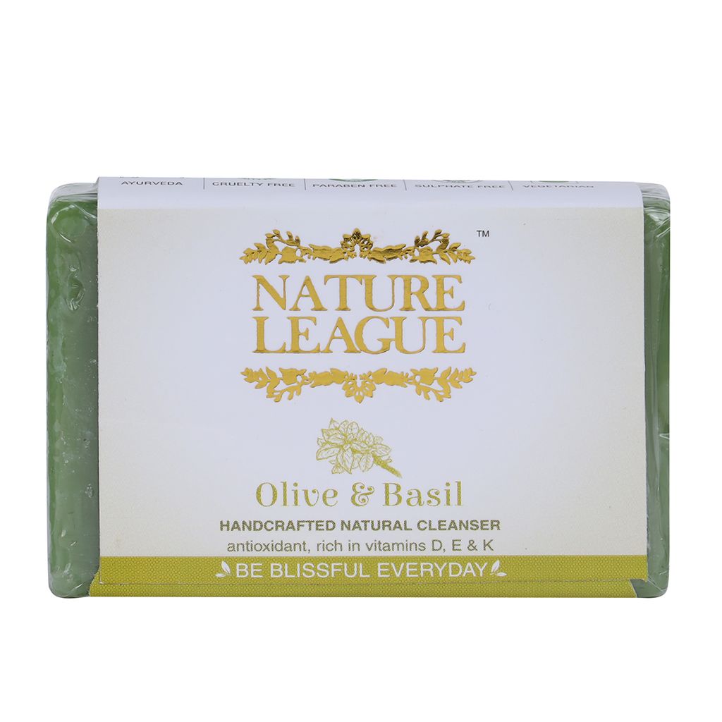 Olive & Basil Handcrafted Soap 100 gms