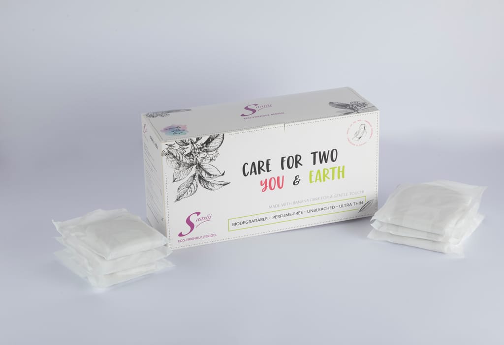 Saathi Bamboo Fiber Biodegradable Panty Liners - Pack of 24