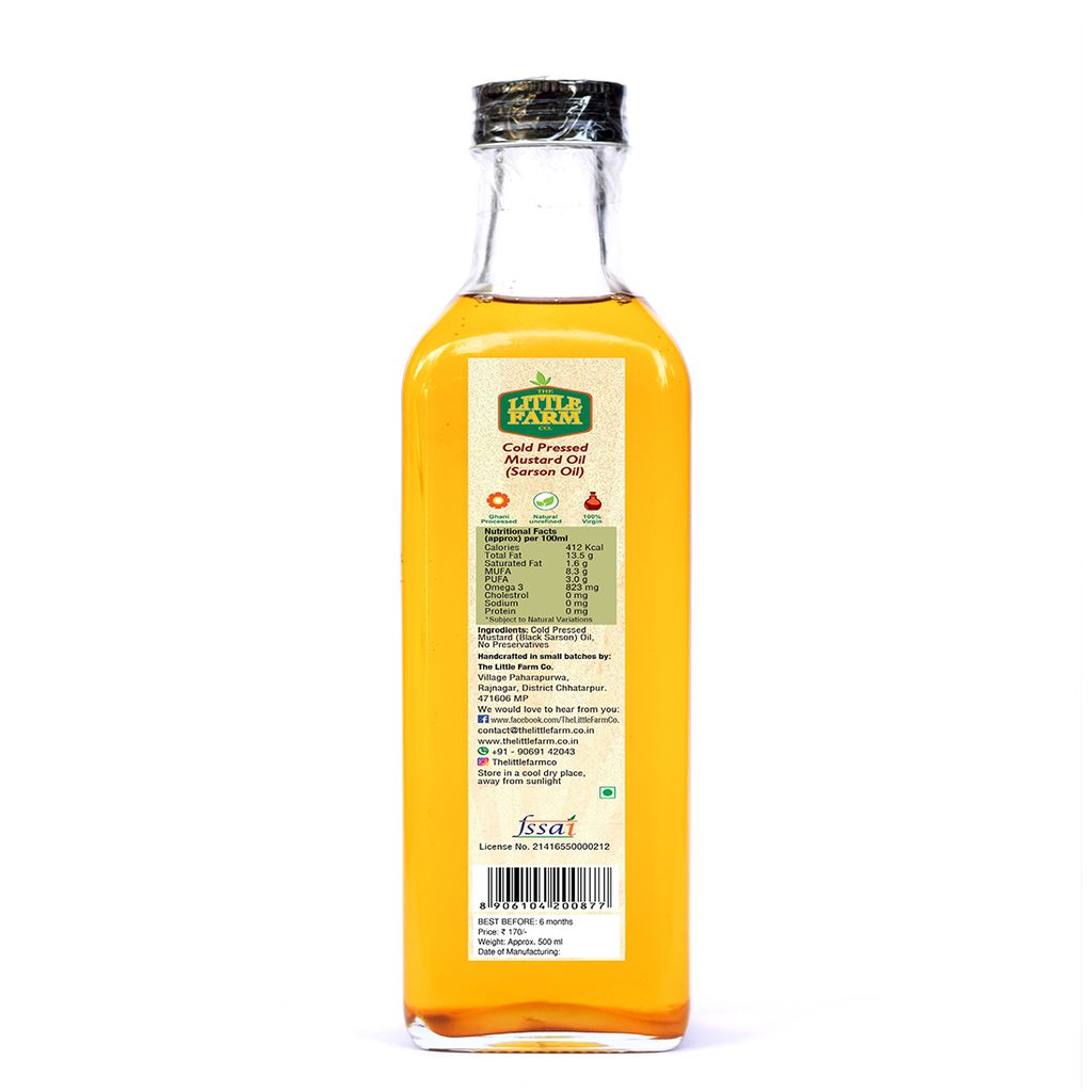 Cold Pressed Black Mustard Oil