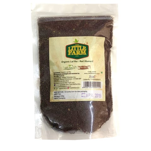 Organic Red Mustard - 200 gms