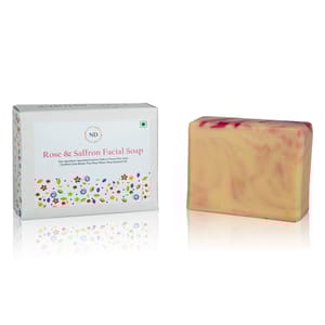Rose and Saffron Facial soap -135gm