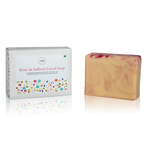 Rose and Saffron Facial soap -135gm