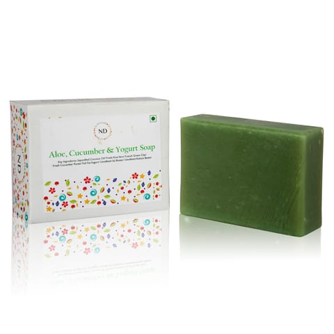 Aloe, Cucumber & Yogurt Soap  -135gm