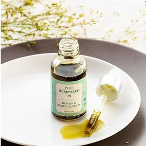 100% Cold Pressed Hemp Seed Oil 30 ml