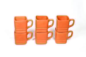 Square Mug - Set Of 6