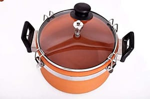 Clay Cooker With Whistle & Glass Lid