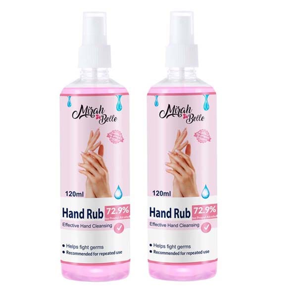 Hand Rub Sanitizer Spray (Pack of 2)