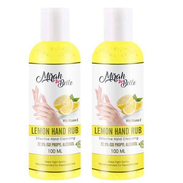 Lemon Hand Rub Sanitizer (With Vitamin E) 100 ml