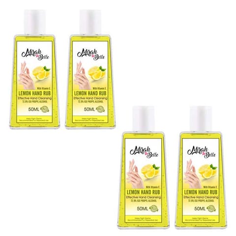 Lemon Hand Rub Sanitizer (With Vitamin E) 50 ml