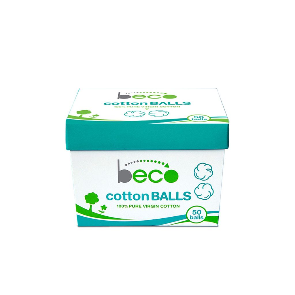 Eco-Friendly Cotton Balls - 50 Pcs (Pack of 5)