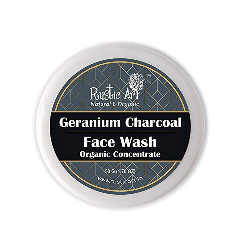 Geranium Charcoal Face Wash Concentrate for Cleansing