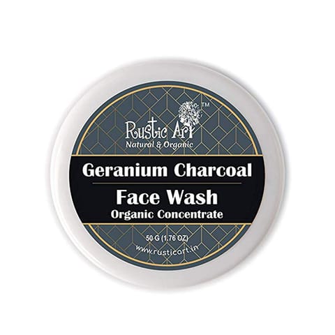 Geranium Charcoal Face Wash Concentrate for Cleansing