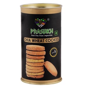 Chia Wheat Cookies - 100 gms (Pack of 2)