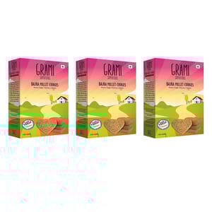 Bajra Millet Cookies - 75 gms (Pack of 3)
