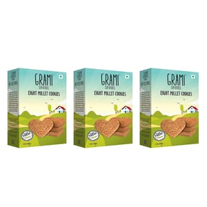 Eight Millet Cookies - 75 gms (Pack of 3)