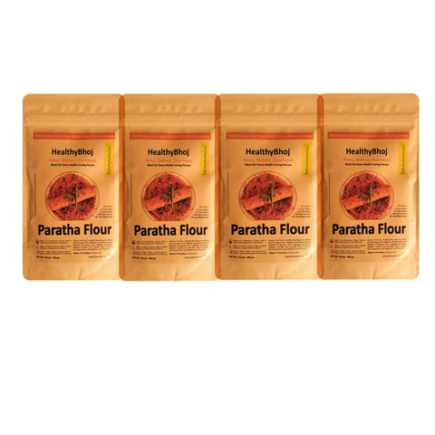 HealthyBhoj Paratha Flour (Pack of 4) 100 gms