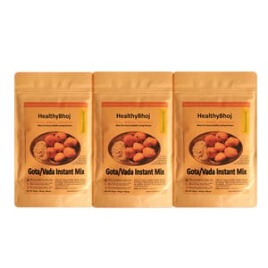 HealthyBhoj Gota Vada Instant Mix (Pack of 3) 100 gms