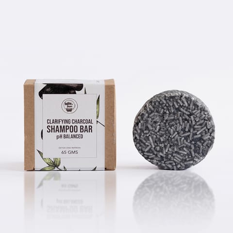 Clarifying Charcoal Shampoo Bar- pH balanced 100 gms