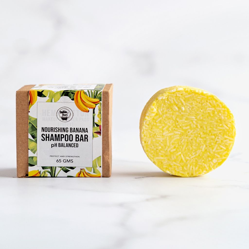 Nourishing Banana shampoo bar - pH balanced 100 gms