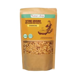 Hand Roasted & Stone Ground Chana Dal, 500g