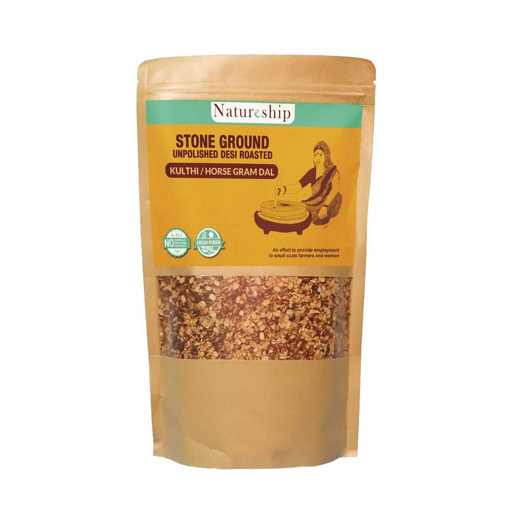 Hand Roasted & Stone Ground Kulthi / Horsegram, 500g