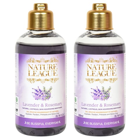 Lavender & Rosemary Ayurvedic Bodywash 200 ml (Pack of 2)