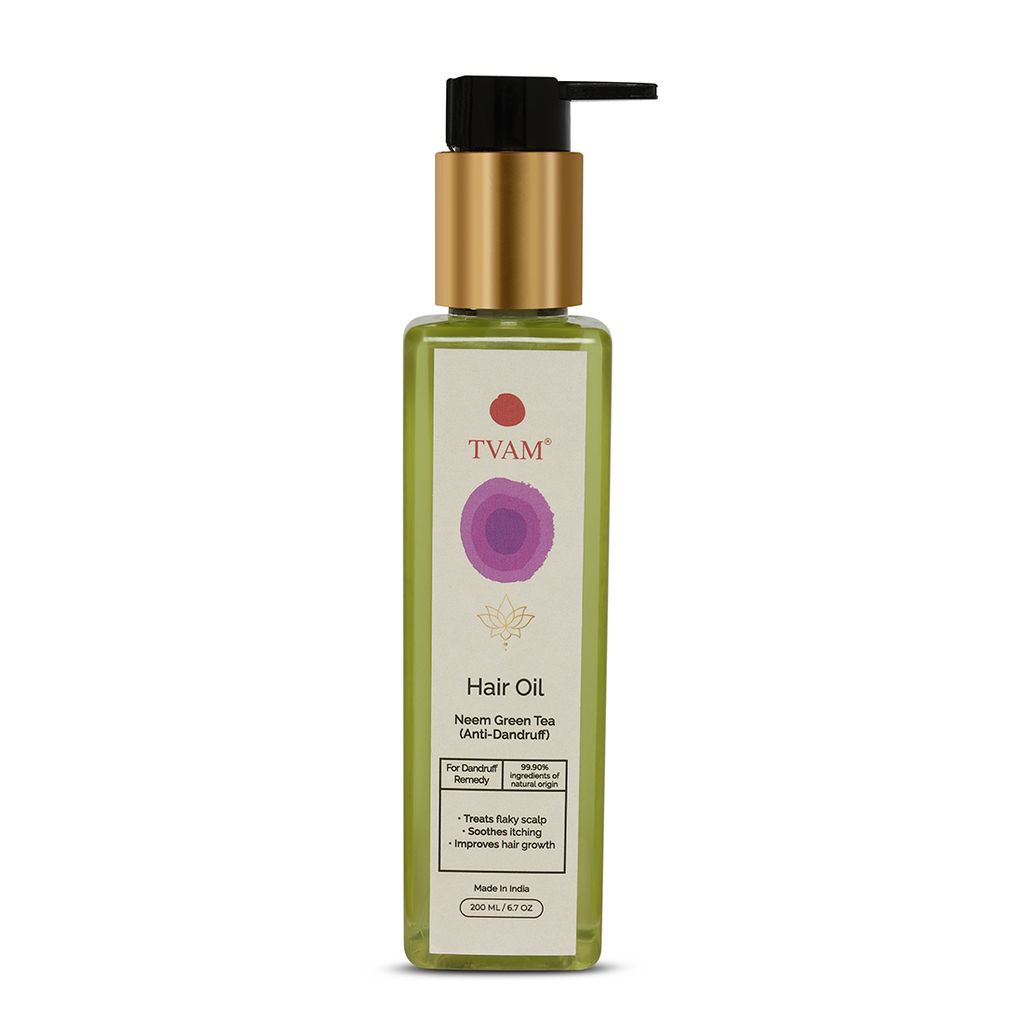 Neem & Green Tea Anti-Dandruff Hair Oil - 200 ml