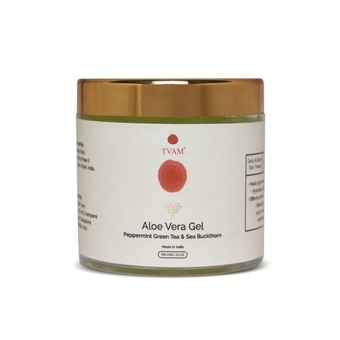 Aloe Vera Gel - Peppermint, Green Tea & Sea Buckthorn 100 gms