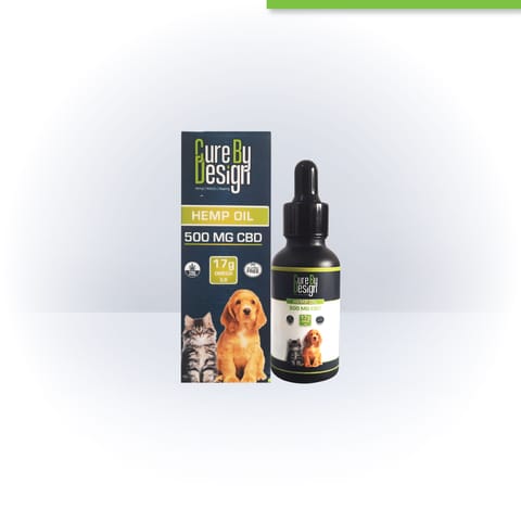 Hemp Oil with 500mg CBD - Pets (hemp seed oil) 50 gms