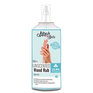 Hand Rub Sanitizer Spray 500 ml -Unscented FDA Approved