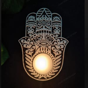 Hamsa Tealight Holder cum Printing Block