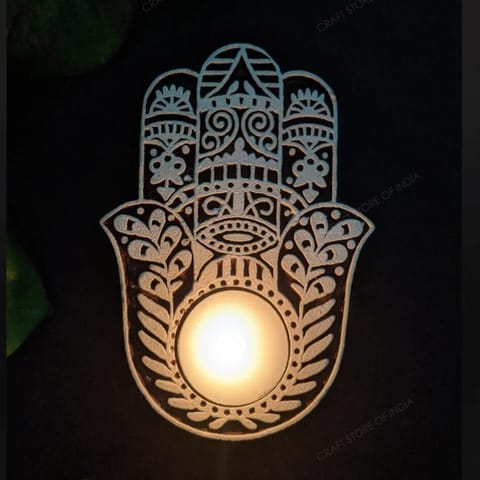 Hamsa Tealight Holder cum Printing Block