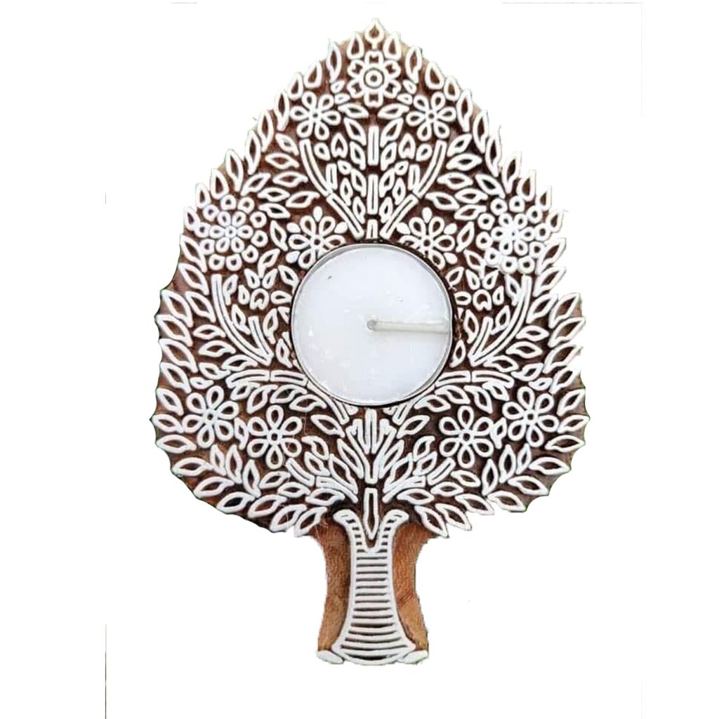 Tree Tealight Holder cum Printing Block