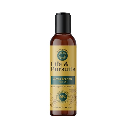 Amla Brahmi Hair Oil for Hair Growth, Strong & Healthy Hair